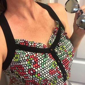 NANETTE LEPORE mosaic maxi dress